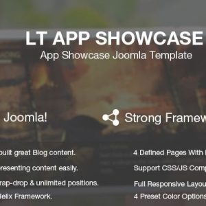 LT App Showcase – Joomla Template